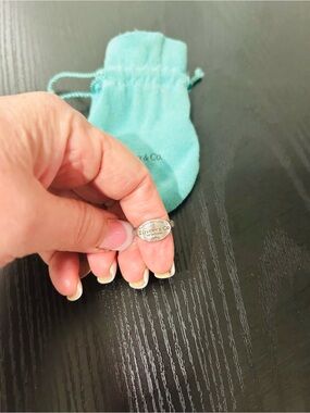 Tiffany & Co. Silver Ring SZ 6 with Signature 925 Silver